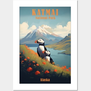 Katmai National Park Travel Poster Posters and Art